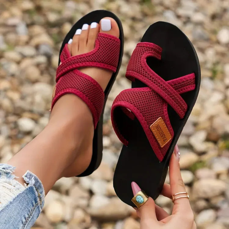 Women’s Slip-On Summer Sandals | Open-Toe