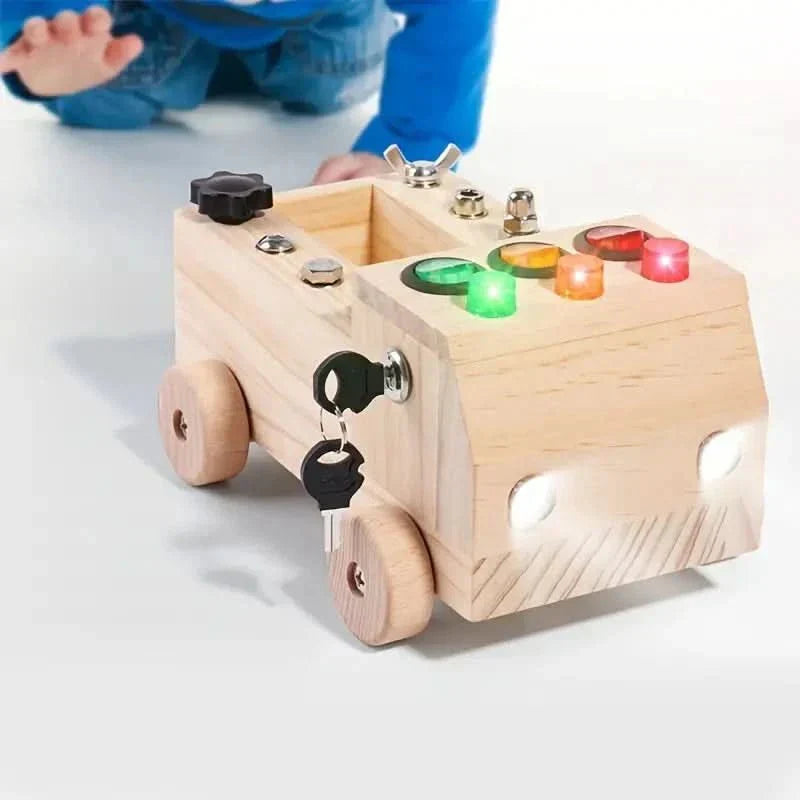 Interactive Busy Board for Enhancing Fine Motor Skills