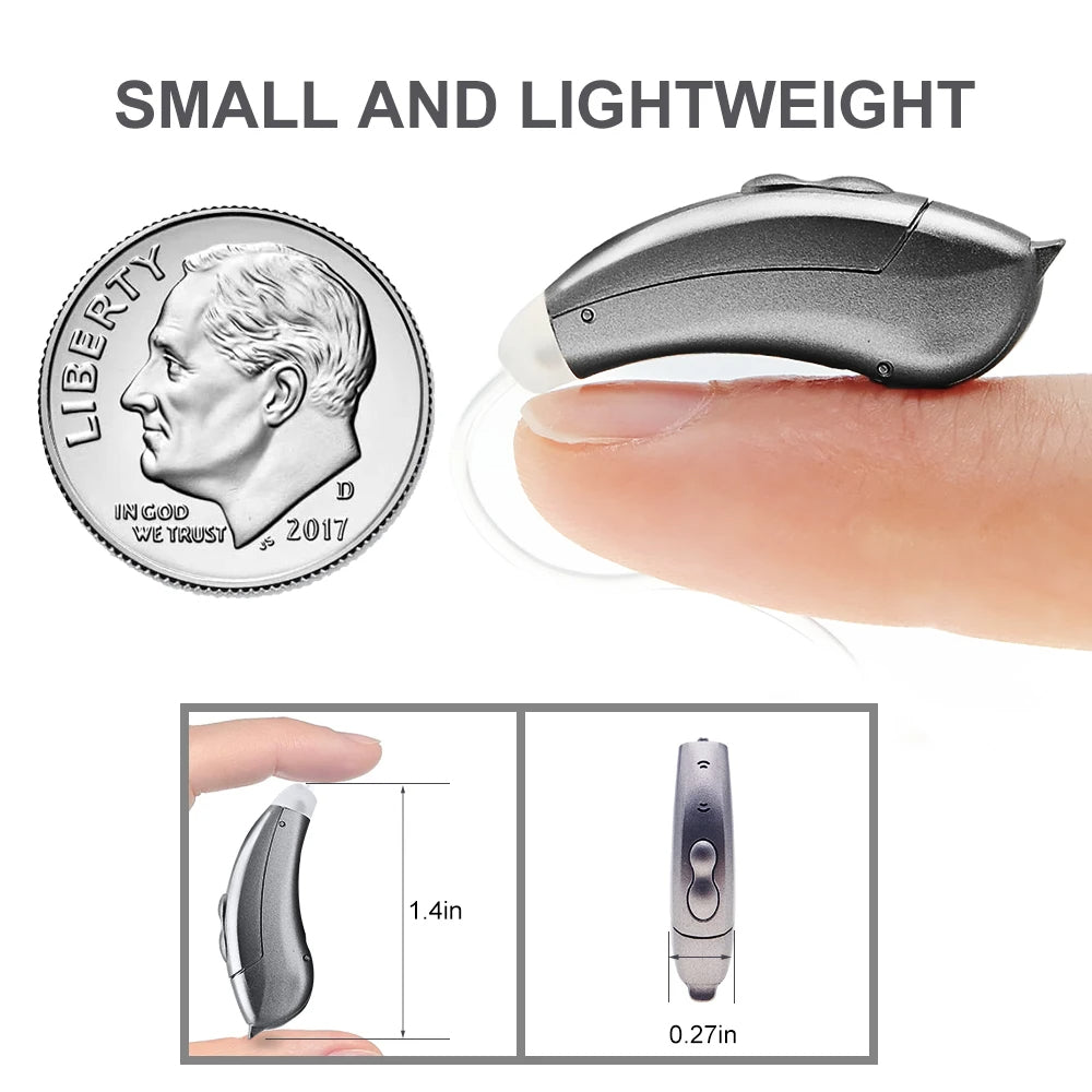 Invisible BTE Hearing Aids with App Control