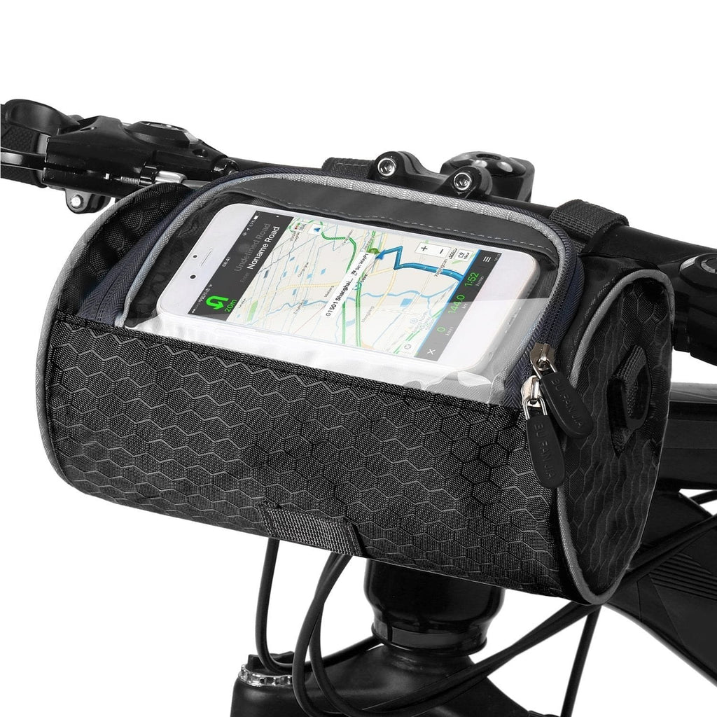 Compact Bike Handlebar Bag with Phone Pocket – Convenient Storage for On-the-Go