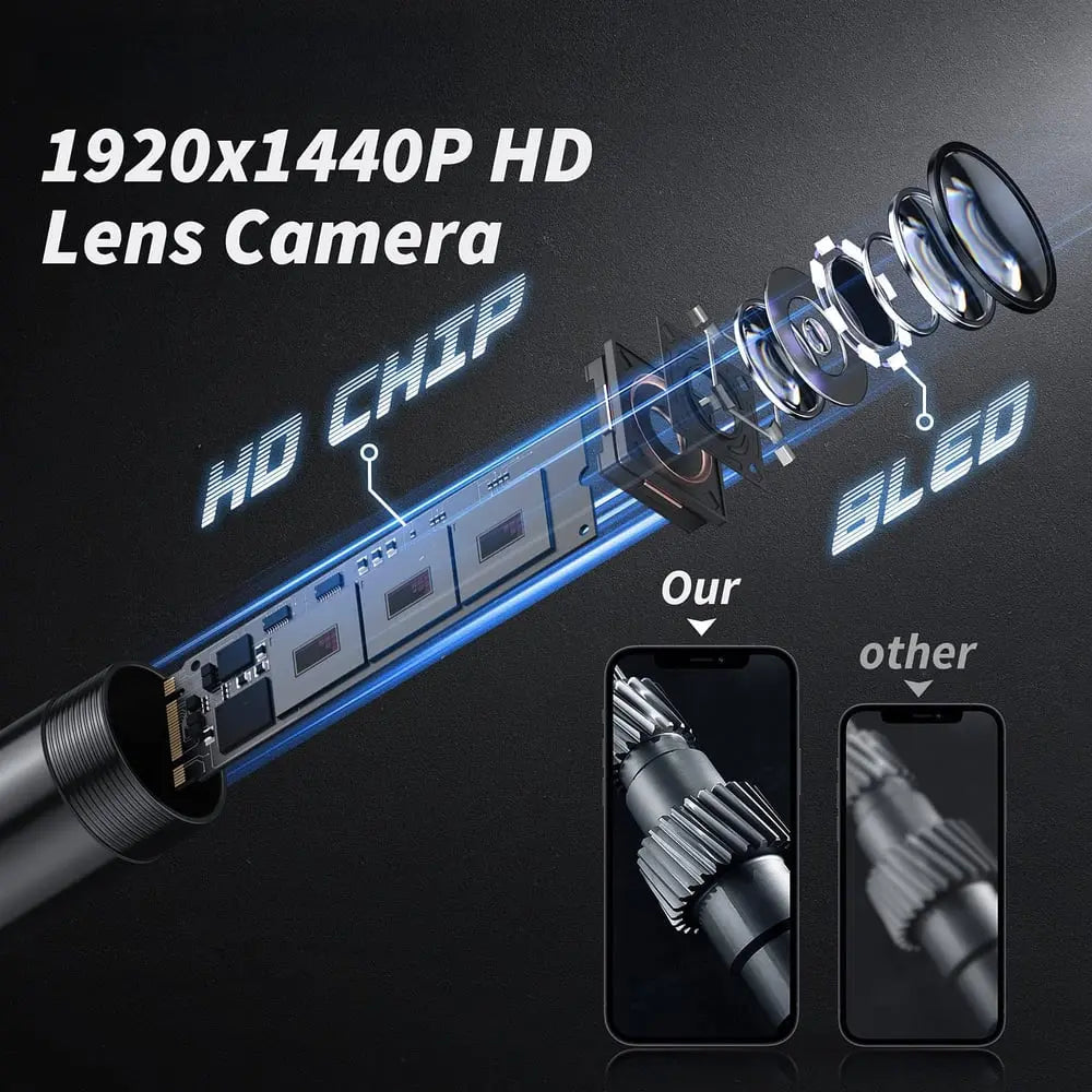 5m Cable Inspection Camera with Endoscope Functionality for Mobile Devices