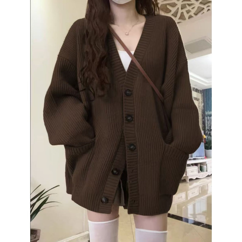 Knit Button Down Cardigan Sweater for Women - Luisa