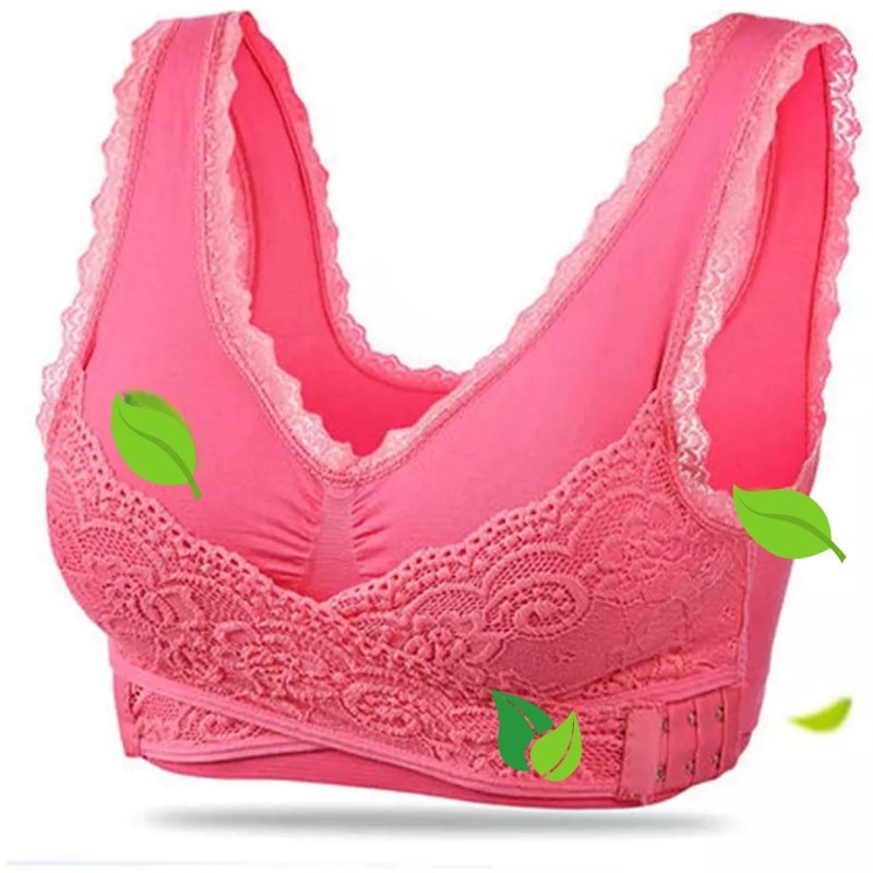 Women's Wireless Sports Bra | With Crossed Front Closure