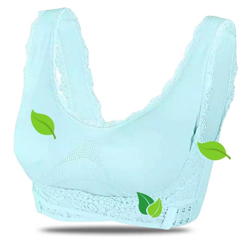 Women's Wireless Sports Bra | With Crossed Front Closure