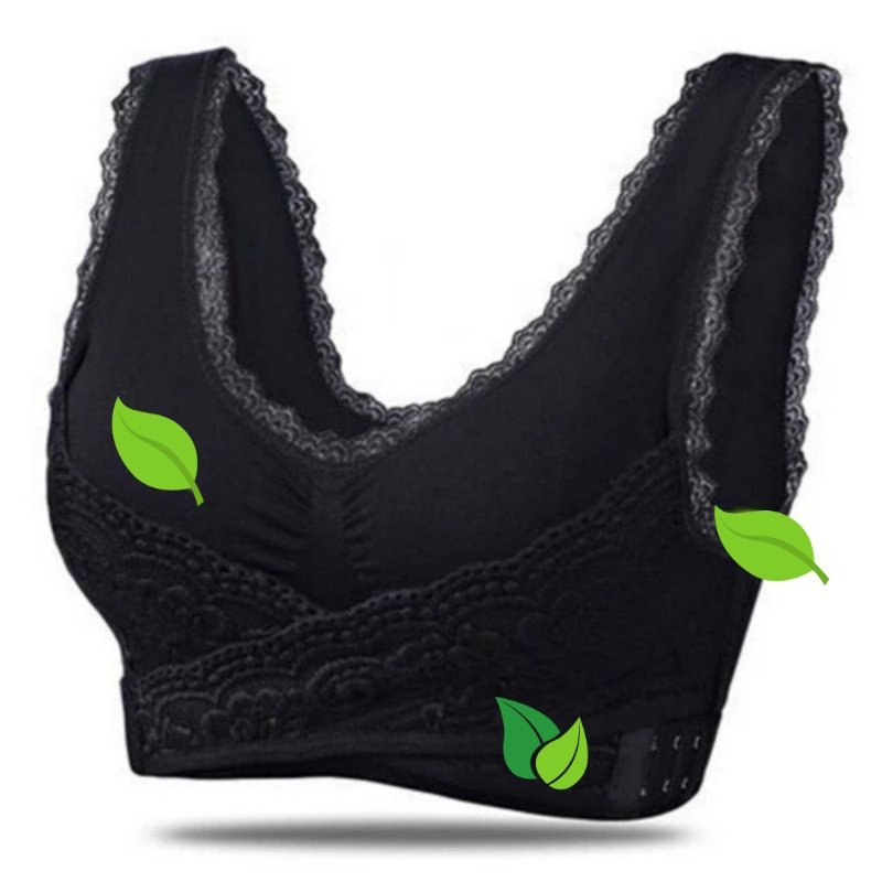Women's Wireless Sports Bra | With Crossed Front Closure