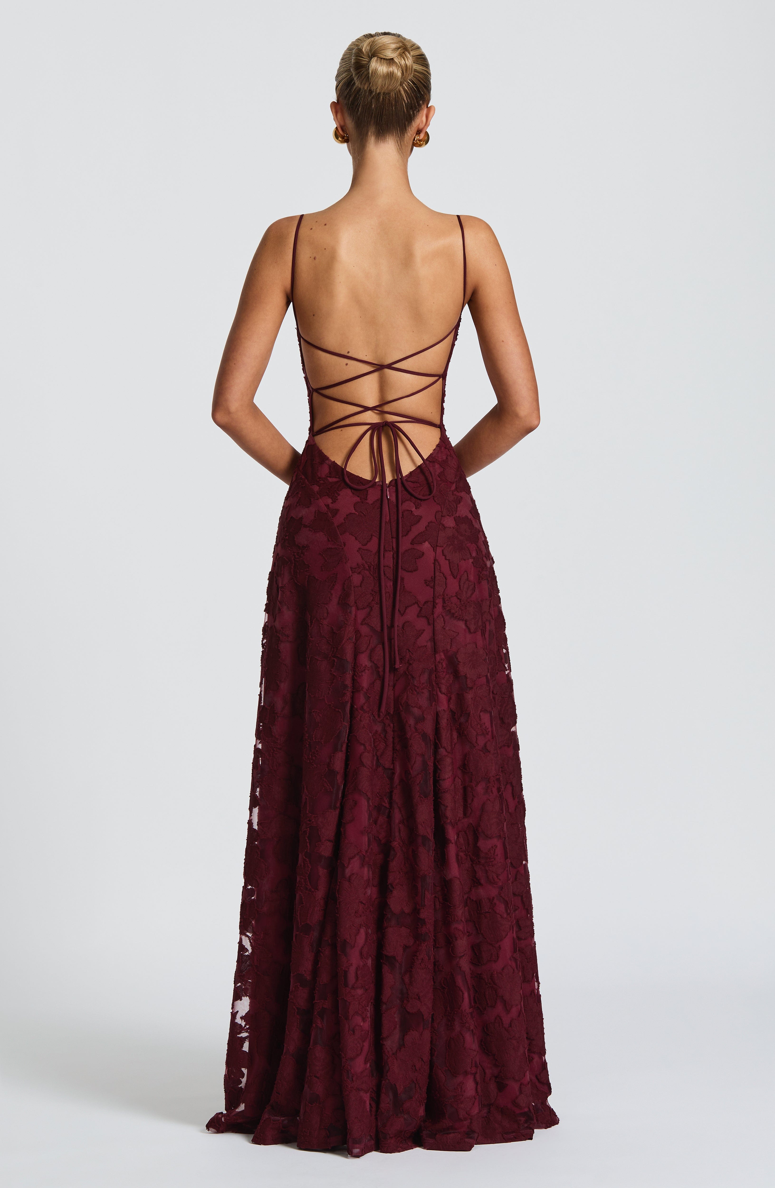 Women's Spaghetti Strap Wedding Guest Dress | Maxi