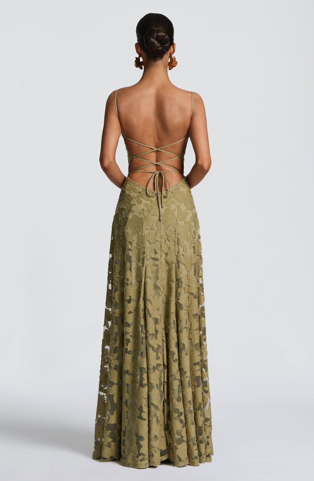 Women's Spaghetti Strap Wedding Guest Dress | Maxi