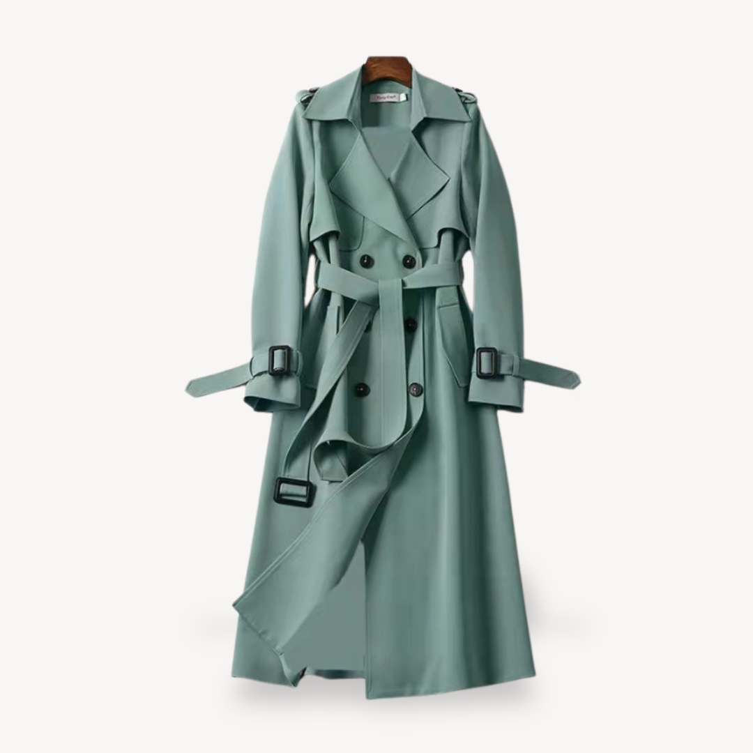 Women's Belt Trench Coat | Long