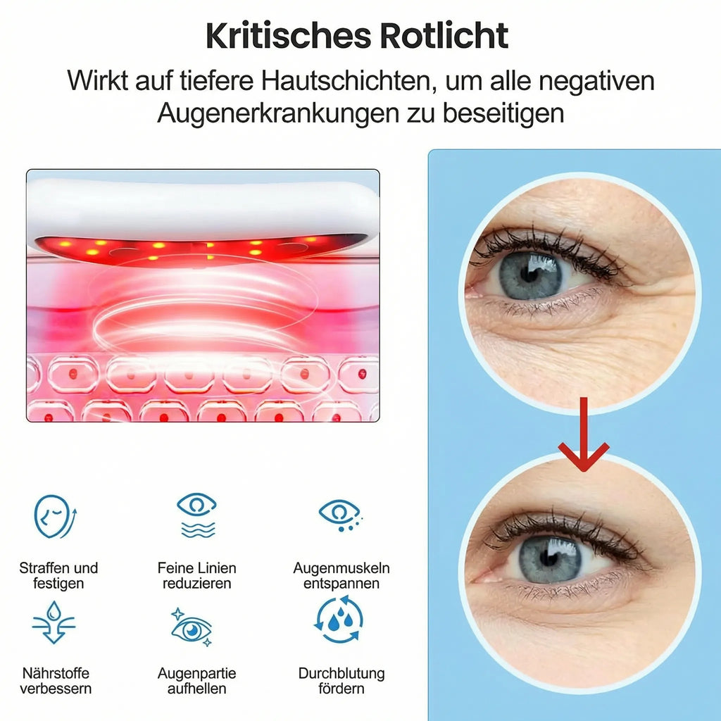 Red Light Therapy Device for Reducing Dark Circles and Puffiness