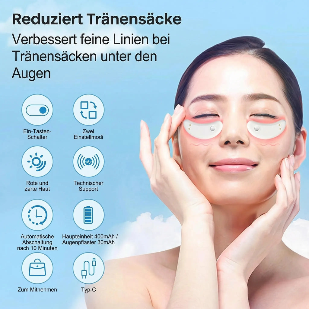 Red Light Therapy Device for Reducing Dark Circles and Puffiness