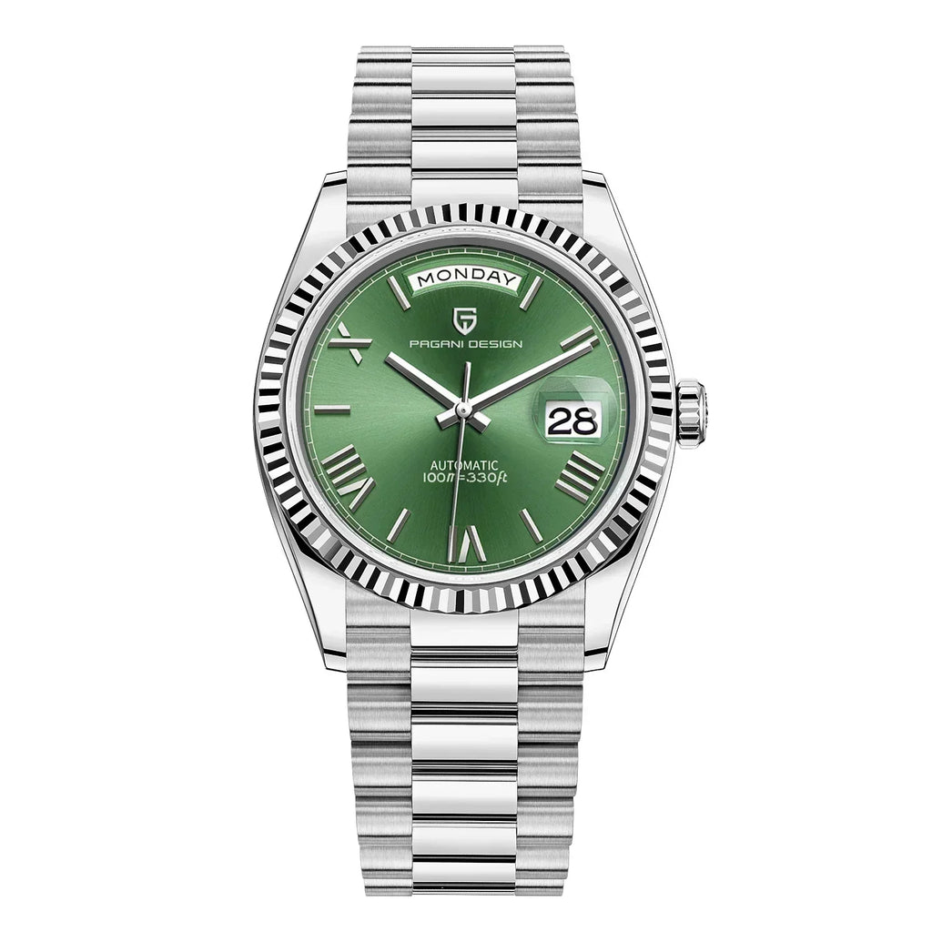 Premium Men's Automatic Watch – Stainless Steel, Self-Winding, Calendar Feature – Versatile Style for Any Occasion