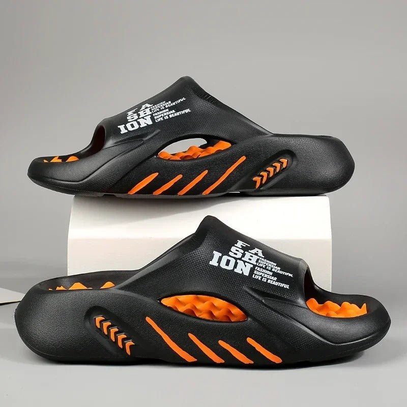Men's Thick Sole Slippers | Anti-Slip