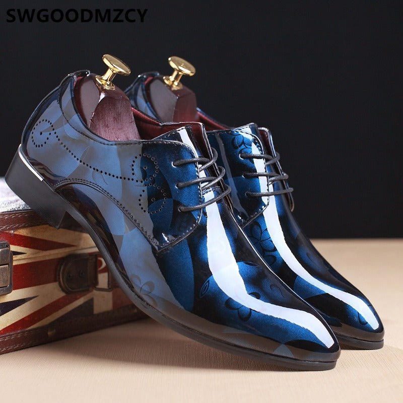 Men's Paint Finish Shoes | Flat