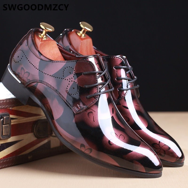Men's Paint Finish Shoes | Flat