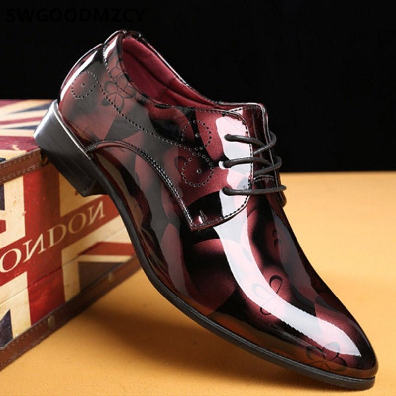 Men's Paint Finish Shoes | Flat