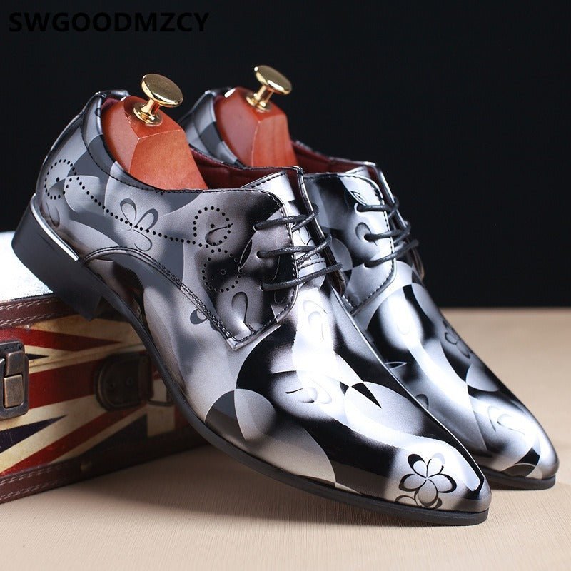 Men's Paint Finish Shoes | Flat