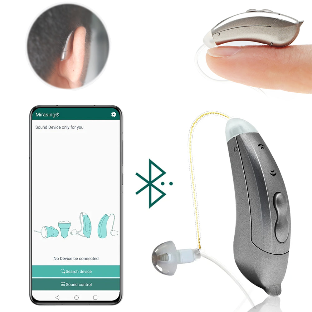 Invisible BTE Hearing Aids with App Control