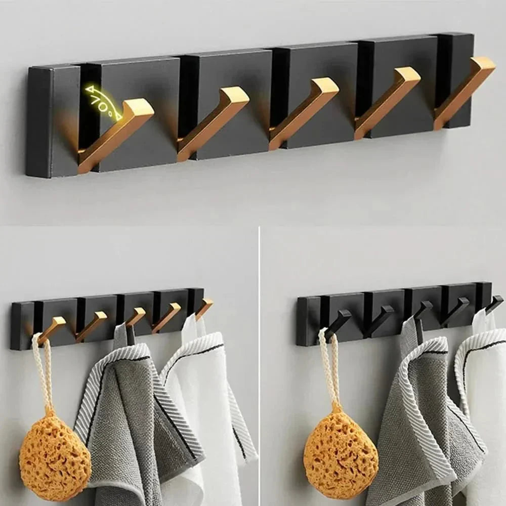 Elegant Wall Hook with Folding Design for Space-Saving Organization