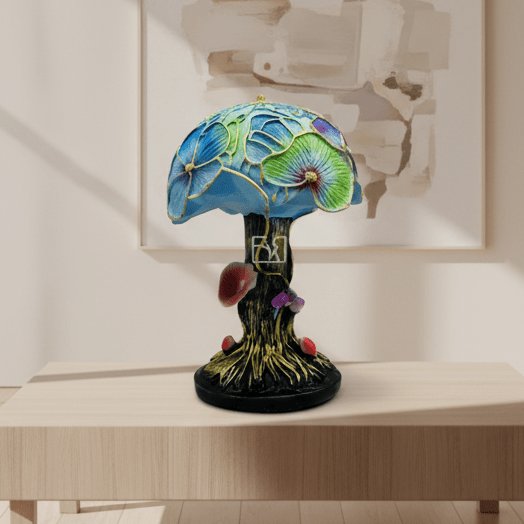 Mosaic Lamp for Soft Illumination & Relaxation