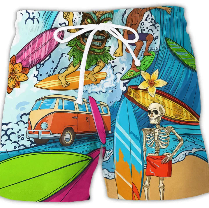 Men's Printed Surf Board Shorts | Summer
