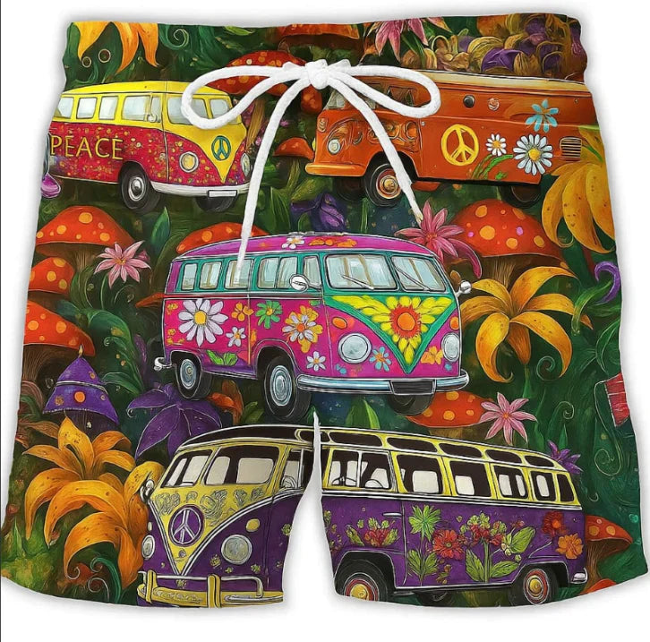 Men's Printed Surf Board Shorts | Summer