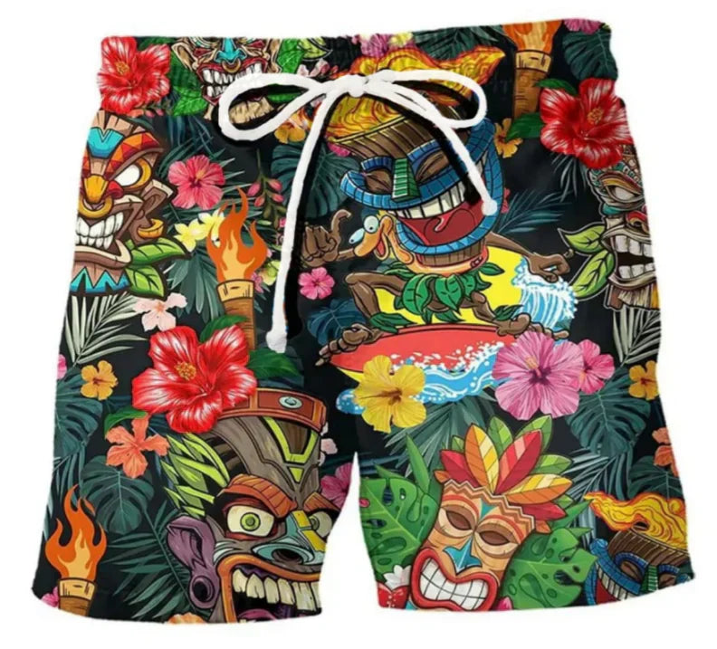 Men's Printed Surf Board Shorts | Summer
