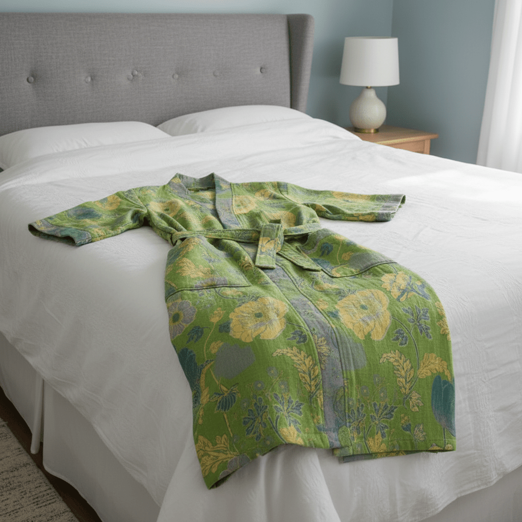Organic Cotton Kimono Bathrobe for Breathable Comfort