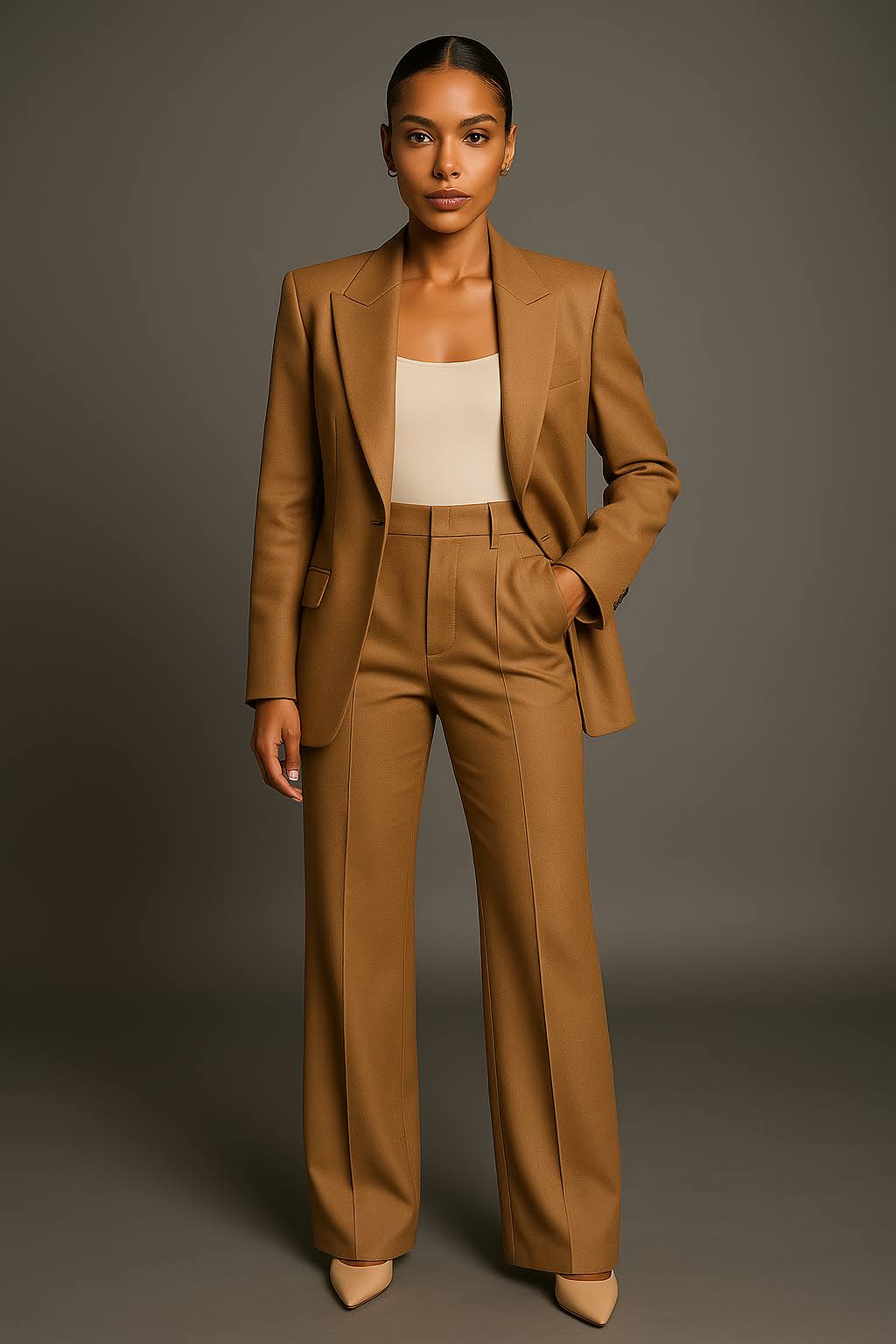 Women's Two-Piece Business Casual Suit | Blazer and Pants