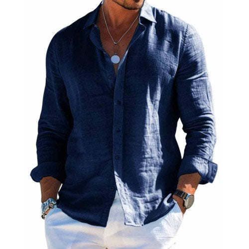Men's Long Sleeve Summer Shirt | Casual