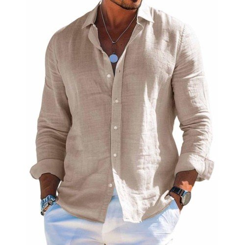 Men's Long Sleeve Summer Shirt | Casual