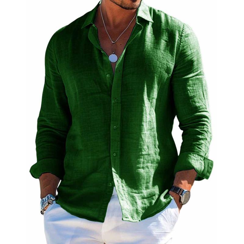 Men's Long Sleeve Summer Shirt | Casual