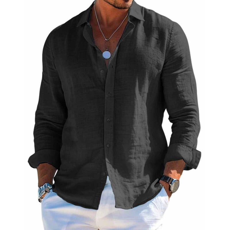 Men's Long Sleeve Summer Shirt | Casual