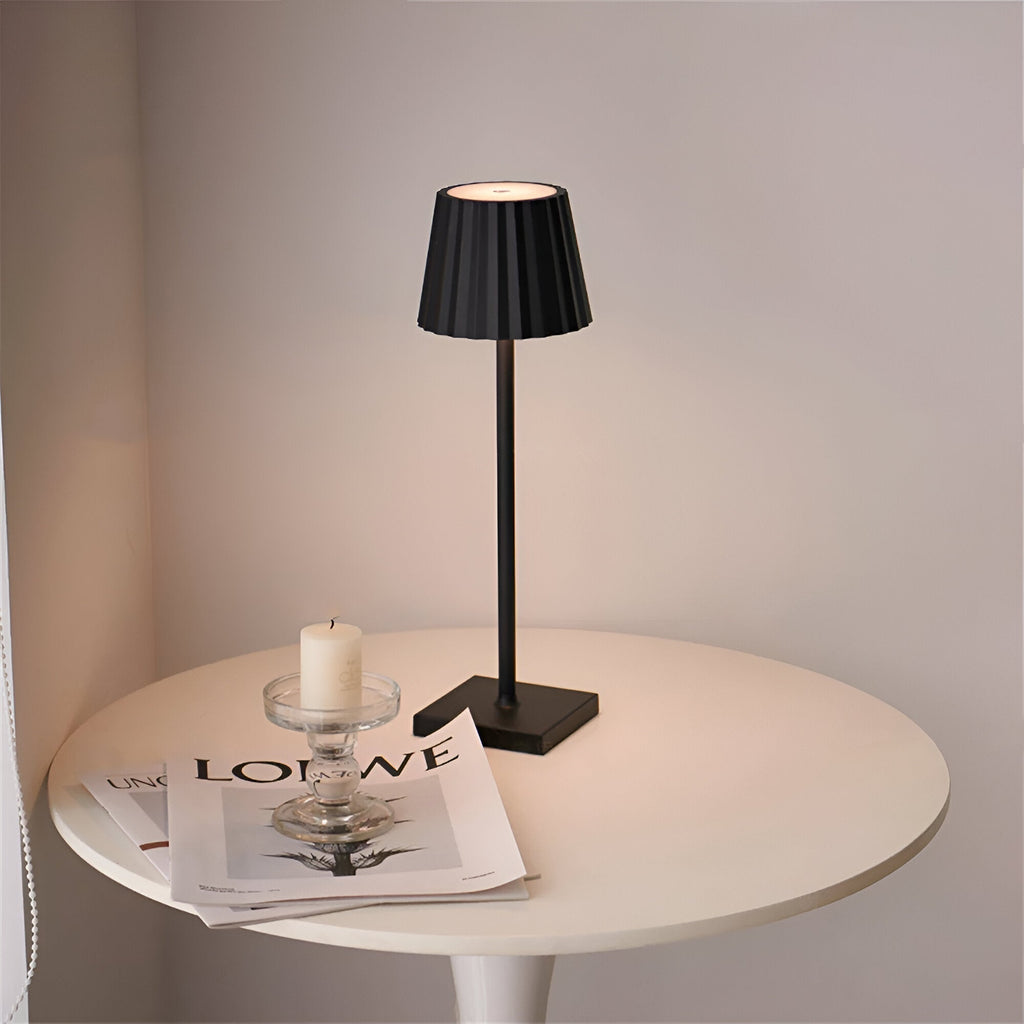 Wireless Table Lamp | Modern Battery-Powered Light for Living Room