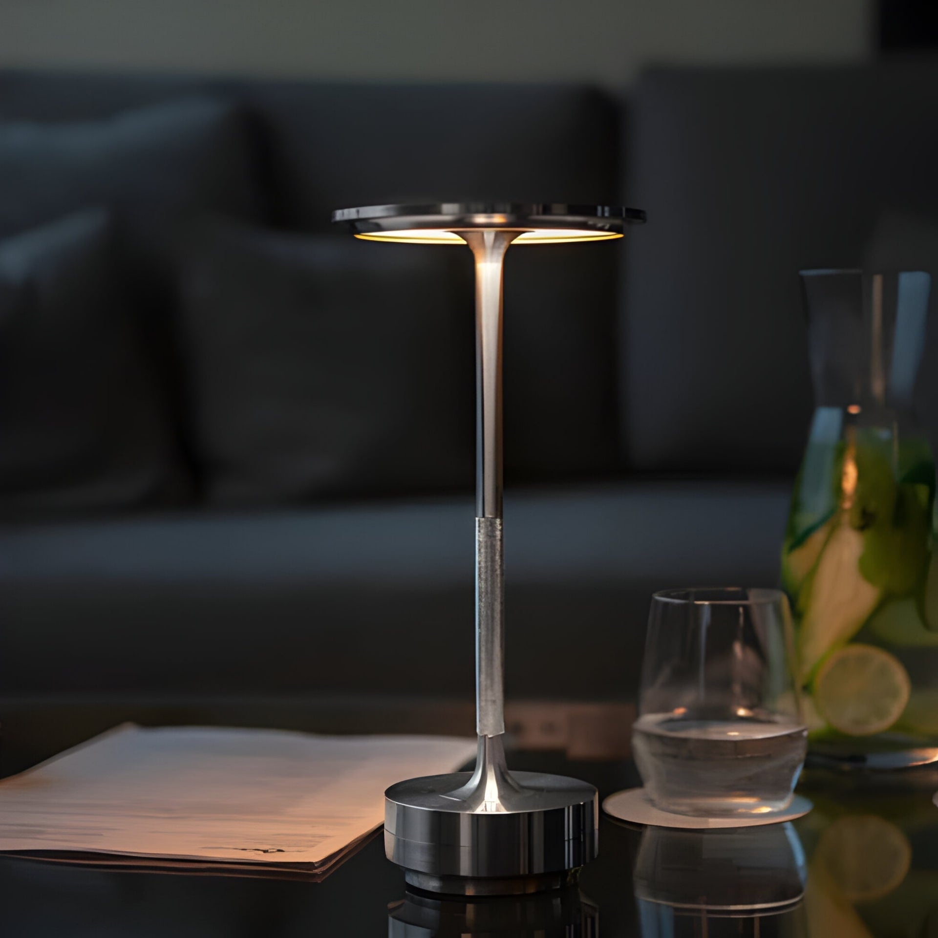 Wireless Rechargeable Table Lamp for Living Room | Versatile Desk Light