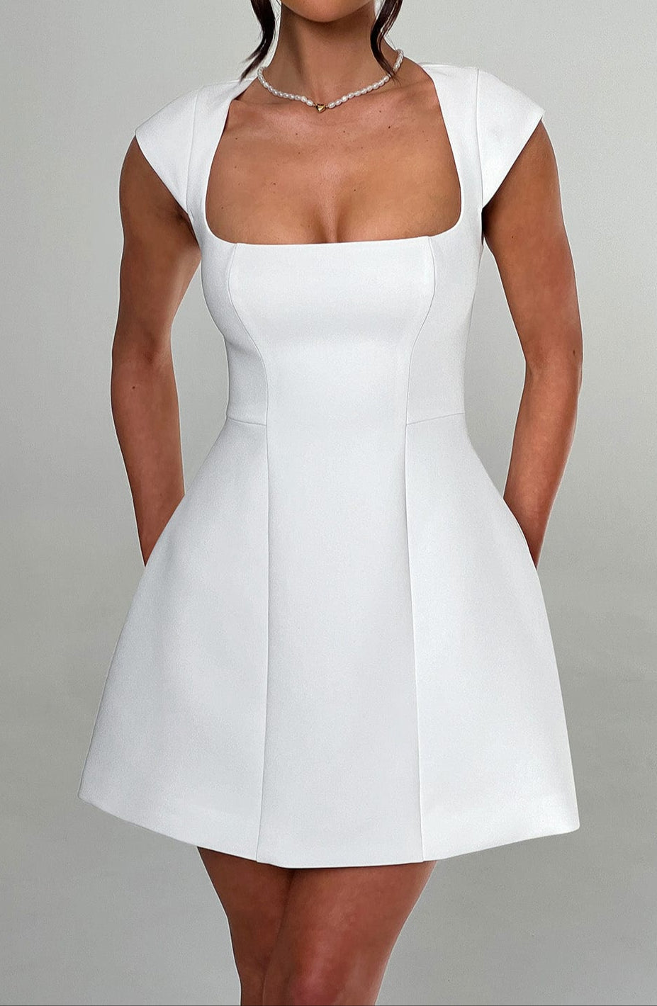 Valentina Mini Dress - Ivory