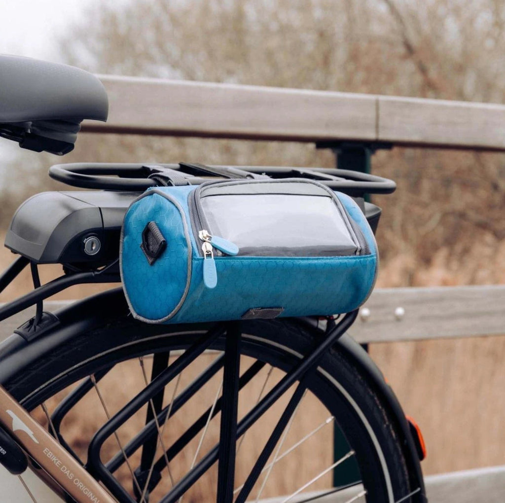 Waterproof Bicycle Handlebar Bag with Touchscreen