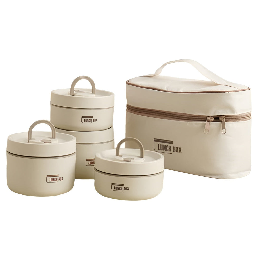 Insulated Lunch Box with Multi-Layer Compartments & Leak-Proof Design | Comes with Carry Bag