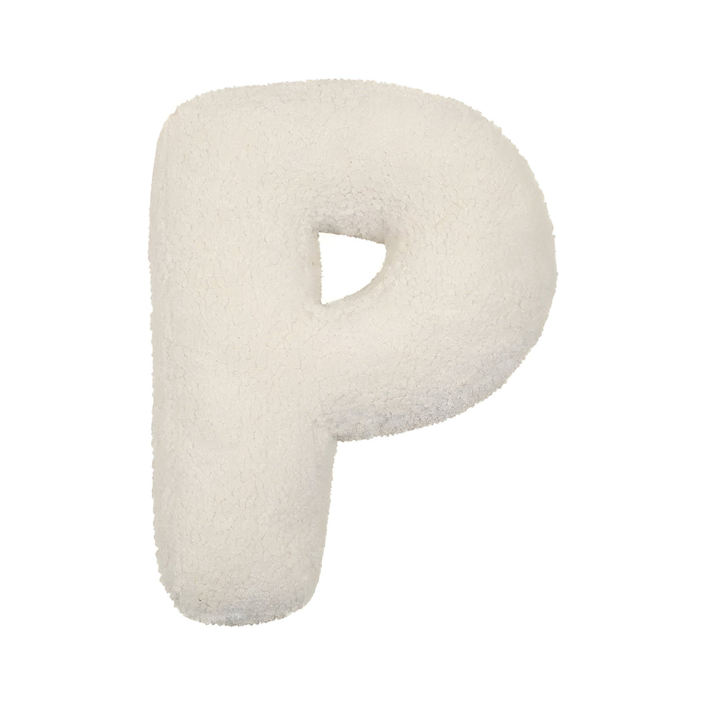 Customizable Plush Letter Cushion - Soft Decorative Accent for Sofa or Kids' Room