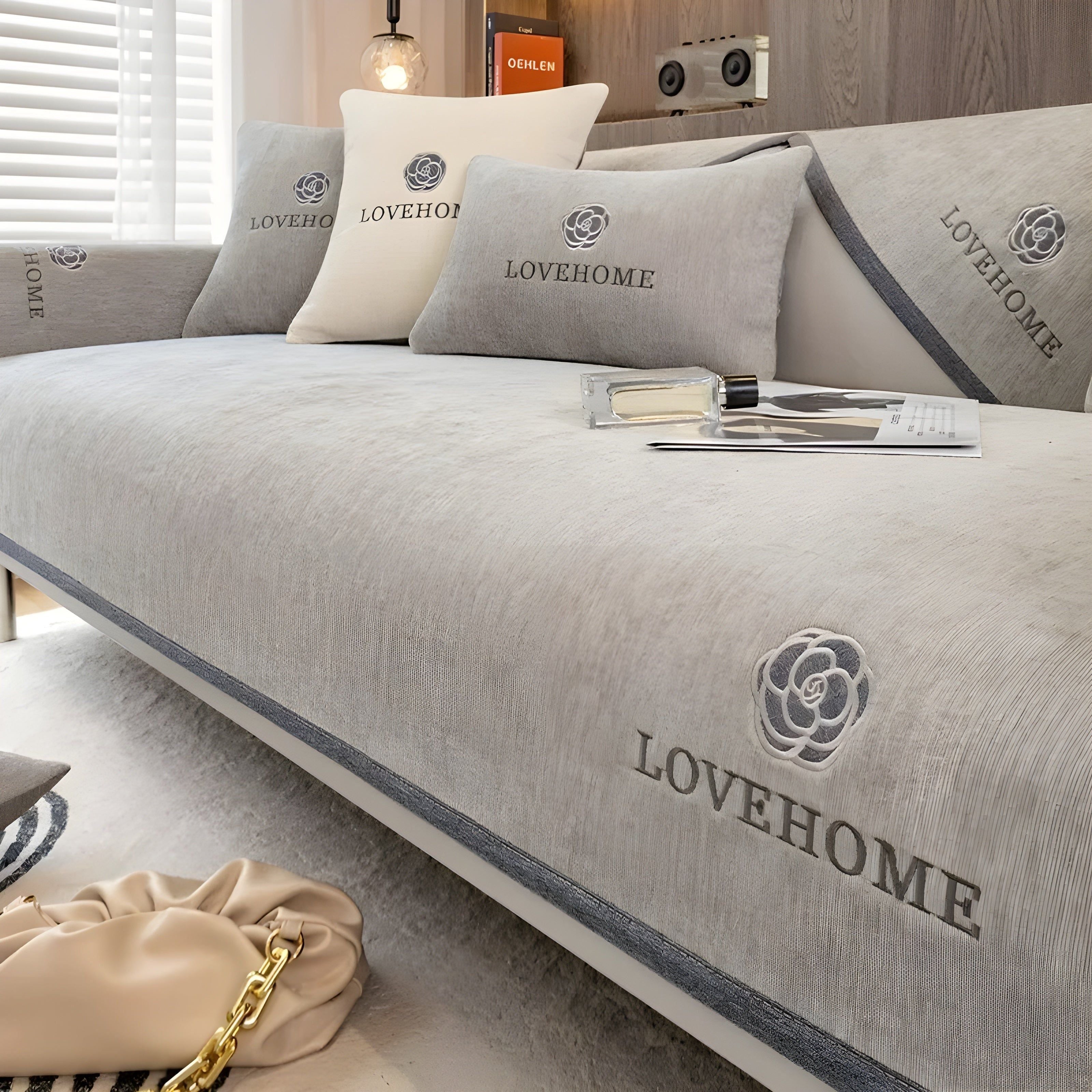 Premium Sofa Cover - Contemporary, Non-Slip Cushion Protector
