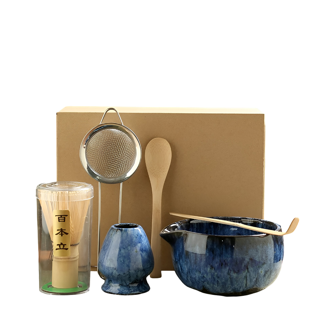 Traditional Matcha Tea Set – 6-Piece Accessory Collection for Authentic Preparation | Premium Quality