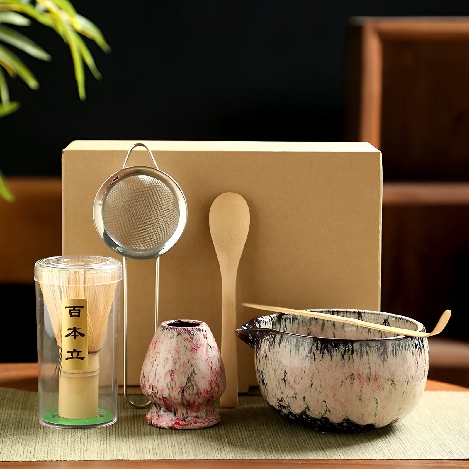 Traditional Matcha Tea Set – 6-Piece Accessory Collection for Authentic Preparation | Premium Quality