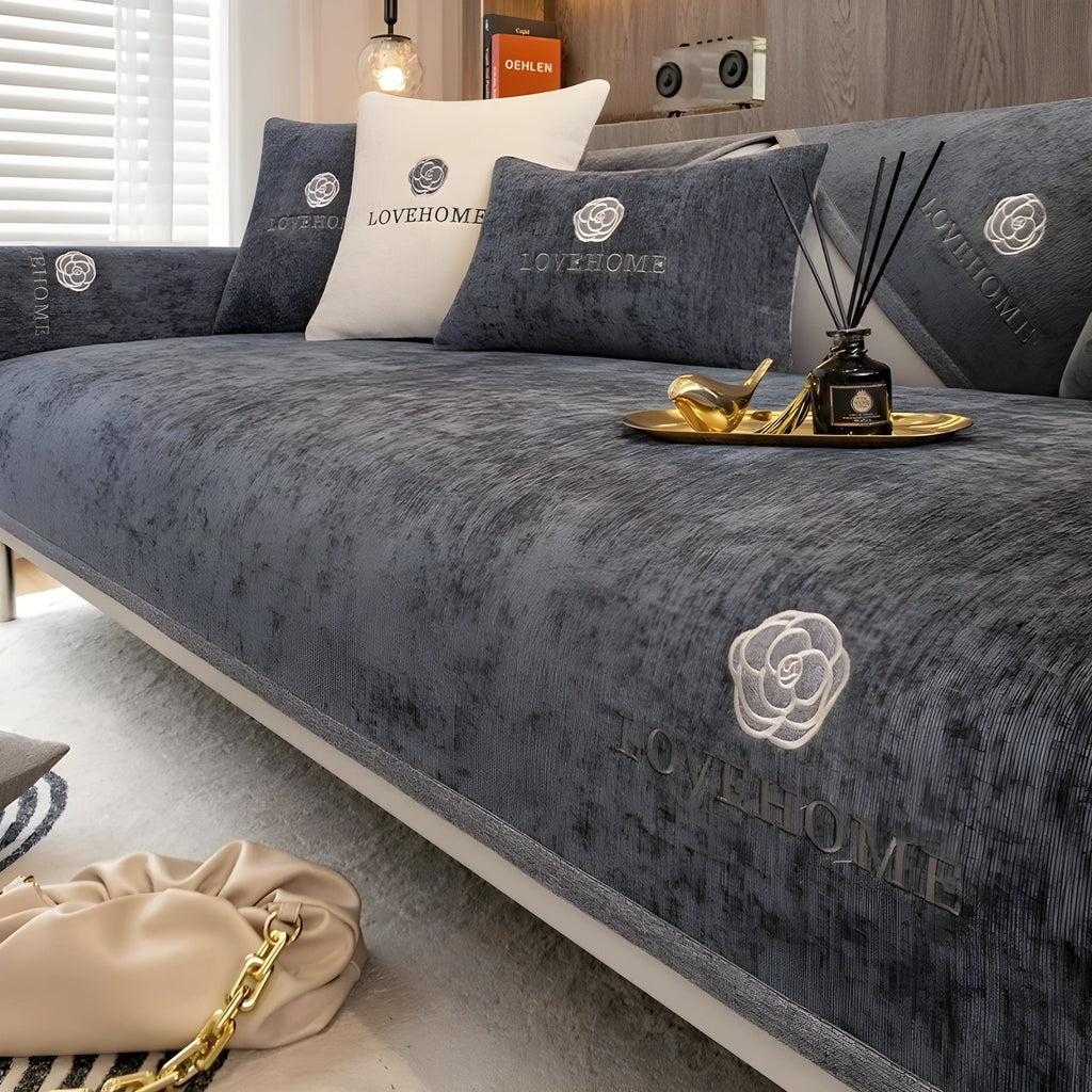 Premium Sofa Cover - Contemporary, Non-Slip Cushion Protector