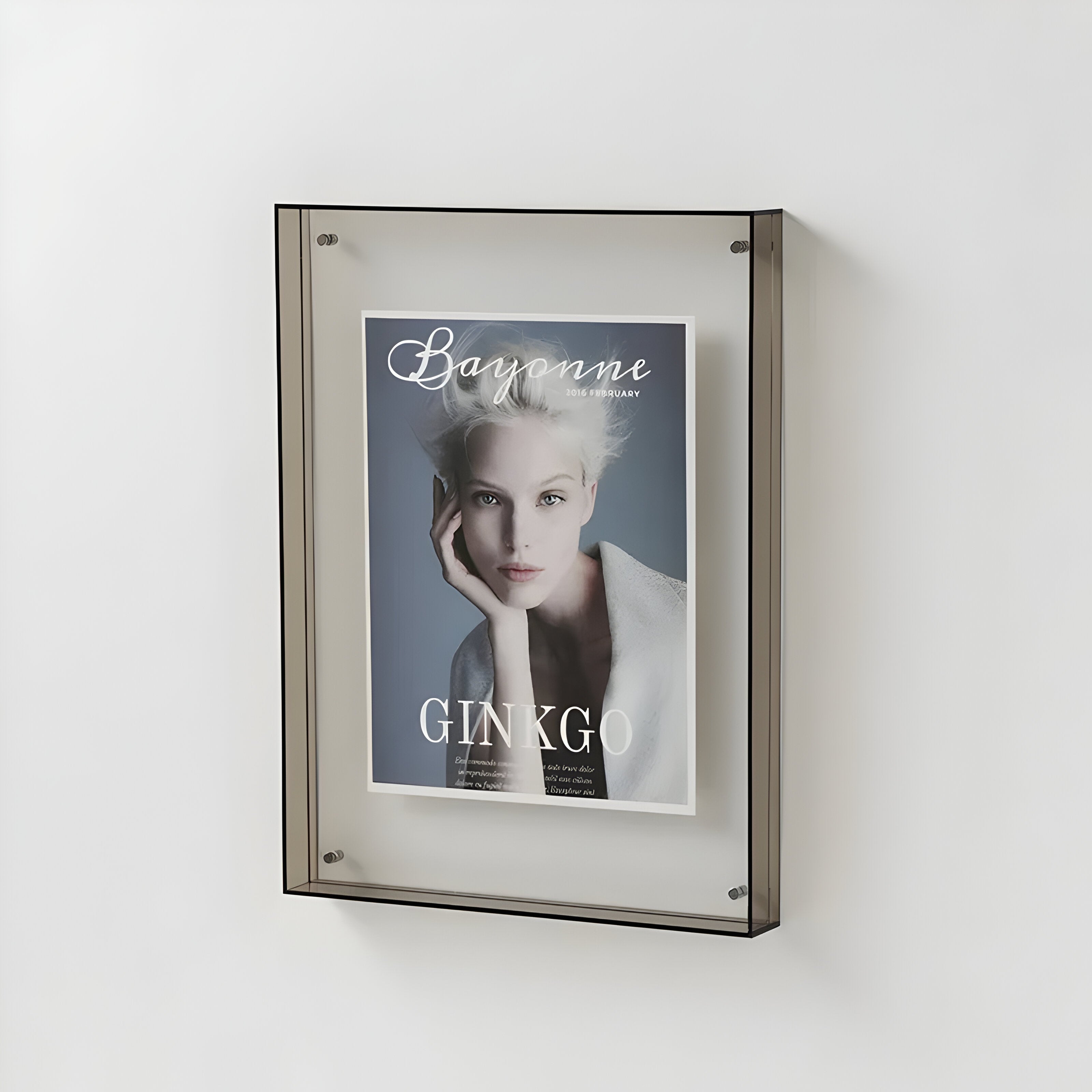 Modern Acrylic Picture Frame – Clear and Colored Options for Photo Protection