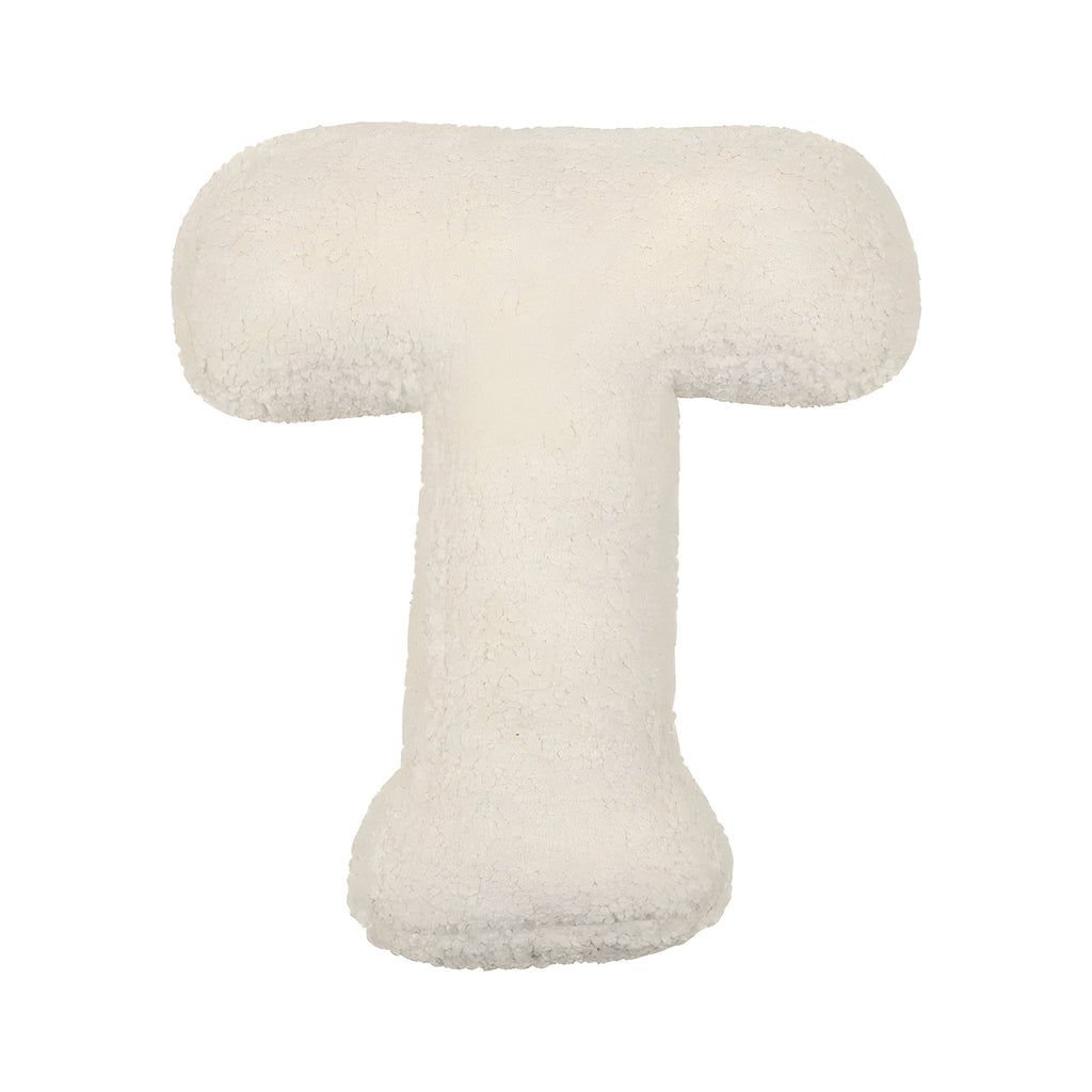 Customizable Plush Letter Cushion - Soft Decorative Accent for Sofa or Kids' Room