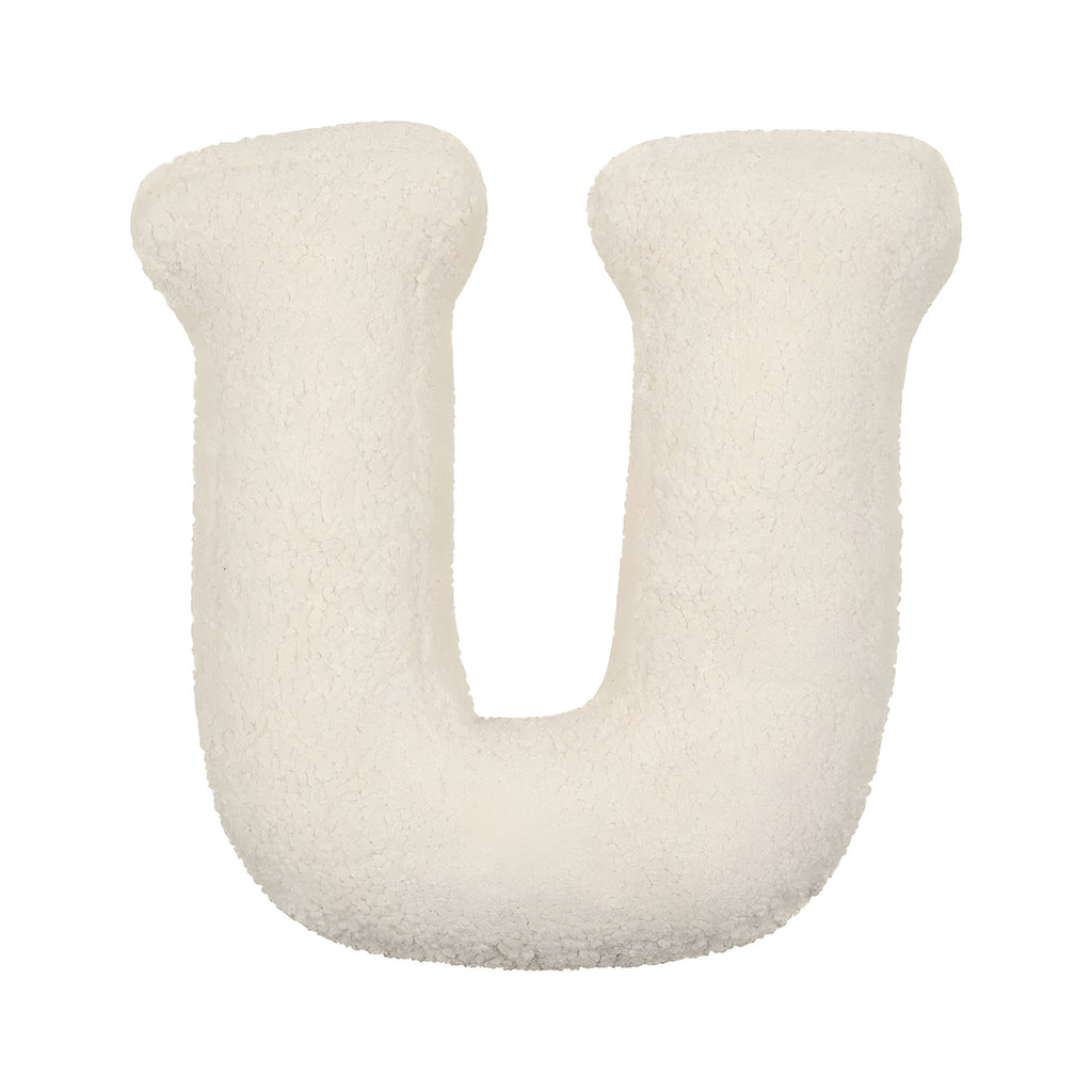 Customizable Plush Letter Cushion - Soft Decorative Accent for Sofa or Kids' Room