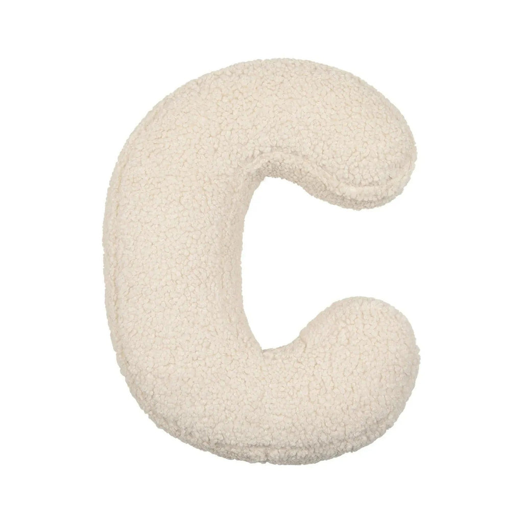 Customizable Plush Letter Cushion - Soft Decorative Accent for Sofa or Kids' Room