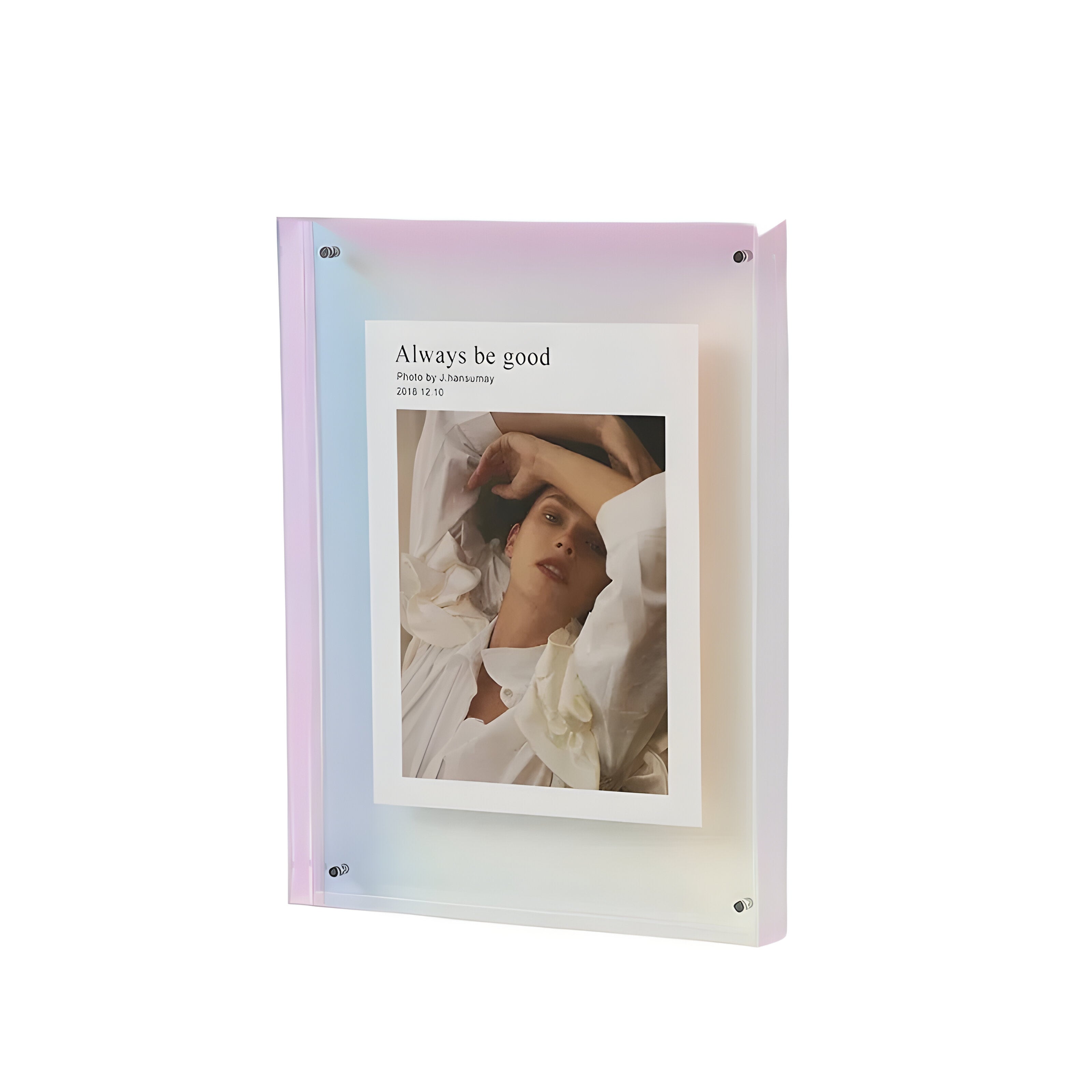 Modern Acrylic Picture Frame – Clear and Colored Options for Photo Protection