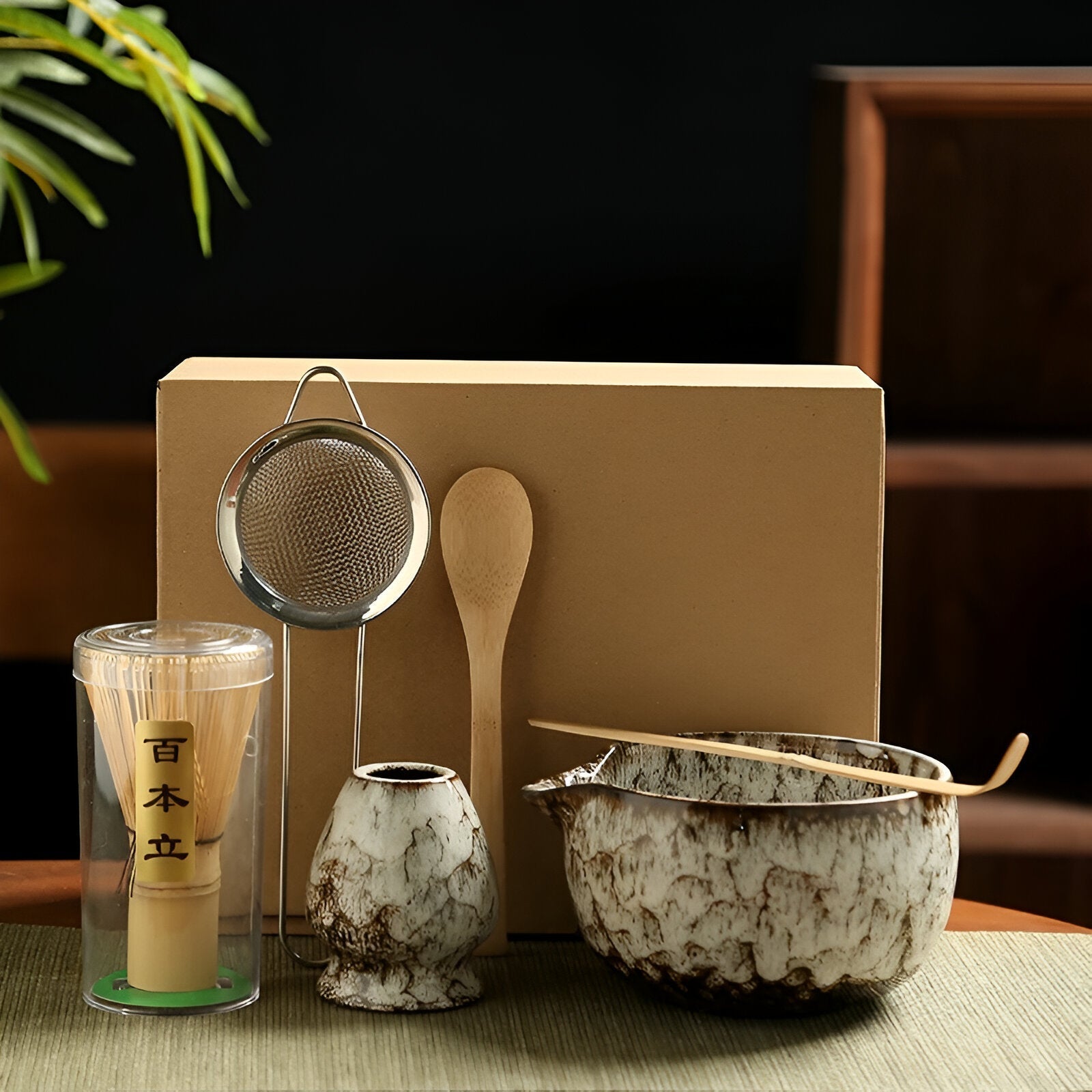 Traditional Matcha Tea Set – 6-Piece Accessory Collection for Authentic Preparation | Premium Quality