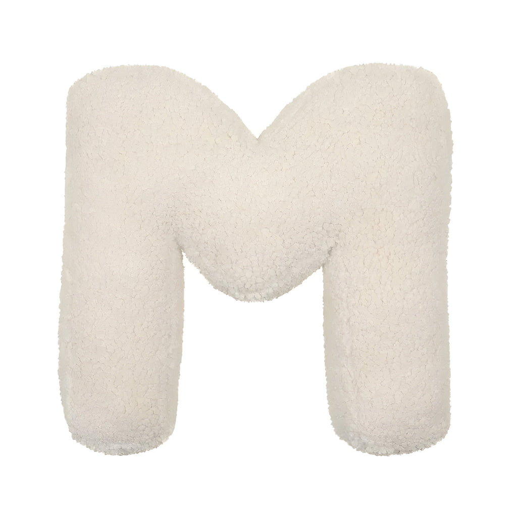 Customizable Plush Letter Cushion - Soft Decorative Accent for Sofa or Kids' Room