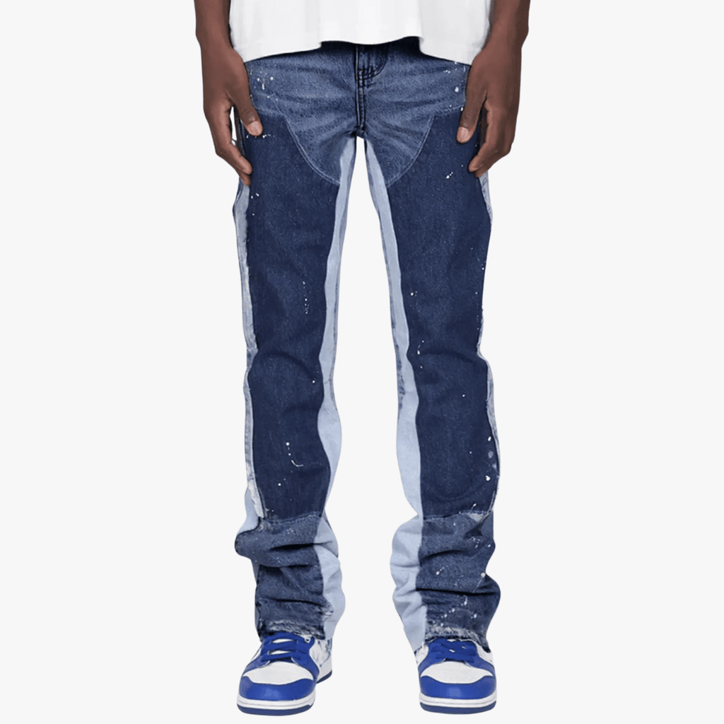 Men's Paint-Splatter Jeans | Streetstyle